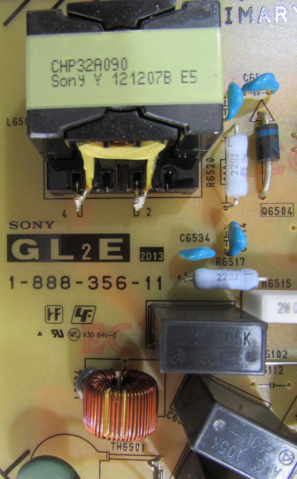 SONY KDL-55W802A NETZTEIL 1-888-356-11 1-474-503-11 APS-342